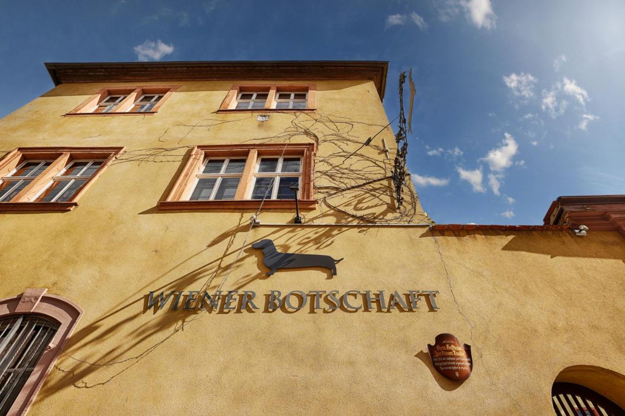 Hotel Wiener Botschaft In Veitshoechheim エクステリア 写真